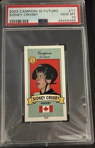 2003 Campioni Di Futuro Sidney Crosby # 11 PSA 10 - Picture 1 of 2