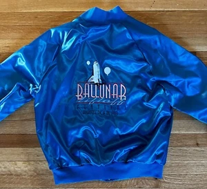 VINTAGE WEST ARK SATIN JACKET - MEN'S LG - 1996 BALLUNAR LIFTOFF FESTIVAL - Picture 1 of 4