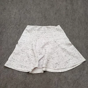 Hollister Rock Damen klein weiß grau Mini A-Linie Stretch Pull On Damen - Bild 1 von 9