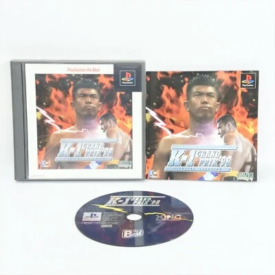 K-1 GRAND PRIX '98 THE BEST PS1 Playstation For JP System p1 - Image 1 of 2