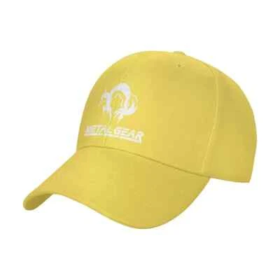 Unisex Metal Gear Solid Logo Hip-Hop Hat - Adjustable Polyester Baseball Cap - Image 1 of 4