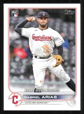 2022 Topps Update #US321 Gabriel Arias RD - Image 1 of 2