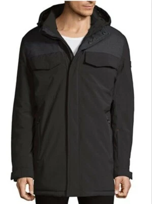 TUMI Men's Parka Jacket w/Detachable Hood Black Size: Medium $395 NEW - Image 1 of 3