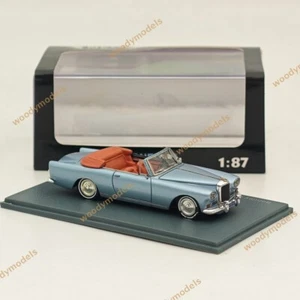 NEO 1/87 Bentley SIII Continental Mulliner Park Ward Convertible Blue Resin Car - Picture 1 of 5