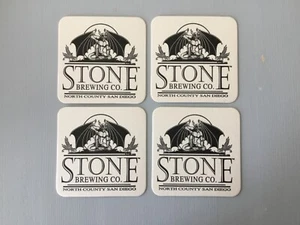 Steinbrauerei Untersetzer 4er Set - Wasserspeier Logo San Diego Craft Bier Bar Pub - Bild 1 von 4