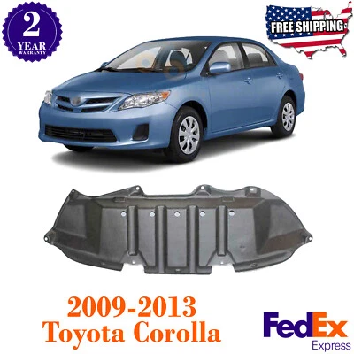 Protetor contra respingos de motor sob a tampa para 2009-2013 Toyota Corolla - Imagem 1 de 4