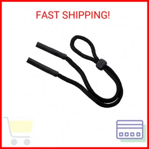BIRCH's Black Sports Safety Glasses Sunglasses Holder Eyeglasses Neck Cord Strin - Picture 1 of 2