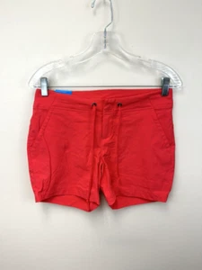 NWT Columbia 2 Anytime Outdoor Shorts Bright Coral Orange 5" Inseam Stretch - Picture 1 of 5