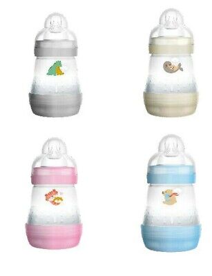 MAM Easy Start Anti-Colic Baby Milk Drinking Bottle Multi Colours 160ml • 12.67£