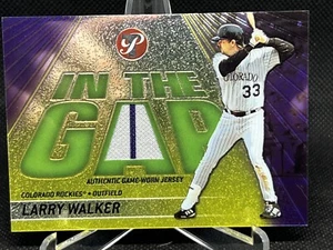 2002 Topps Pristine In the Gap Larry Walker Jersey card 2 Color /1000 Mint - Bild 1 von 11