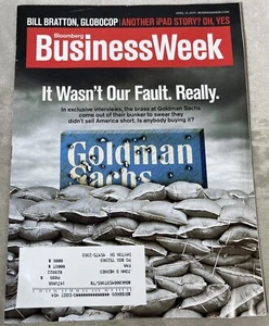 Bloomberg Business Week Magazine April 12 2010 Goldman Sachs Bill Bratton - Picture 1 of 9