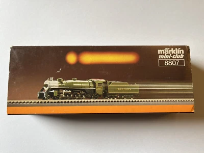 Z Scale Marklin 8807 2-8-2 New 5 Pole Motor Steam Locomotive Original Box Mint - Image 1 of 4