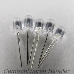 Assortimento 5 led gialli 3mm led componibili chiaro rosso blu giallo verde bianco - Foto 1 di 1