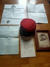 lotto cimeli GIUSEPPE GARIBALDI autografa firmati appartenuti a un Garibaldino