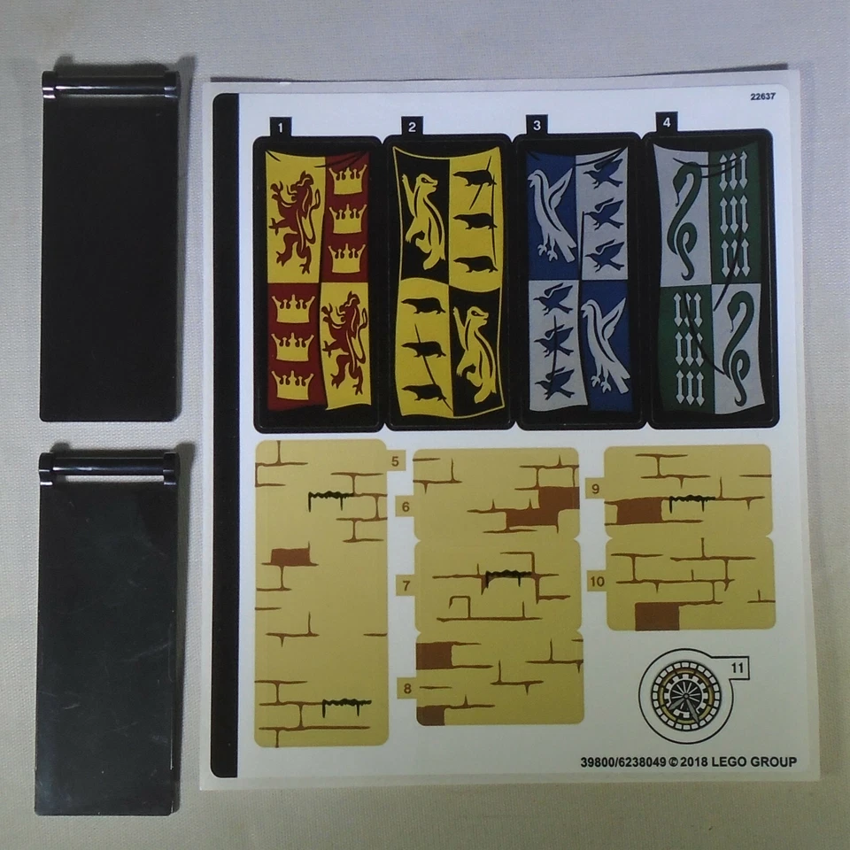 Nueva hoja de pegatinas LEGO #1 con pancartas, juego Gran Salón Casas de Hogwarts 75954 Foto 1 de 1