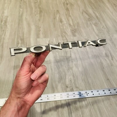 1964 Pontiac GTO Lemans Tempest Grille Emblem Tri Power 9774640 Vintage Badge - Image 1 of 4