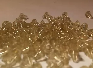 20 x TOPES DE CUENTAS DE GANCHO MARRÓN TRANSPARENTE MOD PARA PLATAFORMAS RONNIE / SPINNER CARP - Imagen 1 de 3