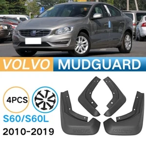 For Volvo S60 2010-2019 ABS Plastic Fender car tire mud shield 4PCS - Picture 1 of 7