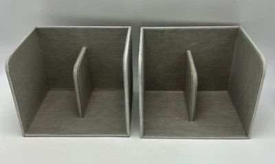 2 porta-lixeiras organizador de alimentos para alcaravia cinza x 2 lona cinza leitura - Imagem 1 de 4