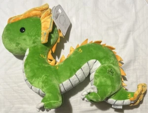 Peluche Bellzi Long-yi Il Serpente Drago Cinese Verde 14" NUOVO CON ETICHETTE - Foto 1 di 9