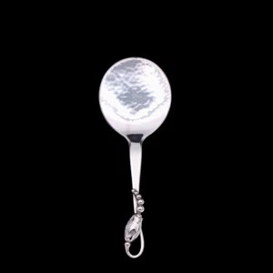 Georg Jensen. Silver Canapé Server 207 - Blossom / Magnolia. - Picture 1 of 1