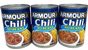 Armour Original Chili with No Beans 14 oz (3 Cans) - Picture 1 of 1