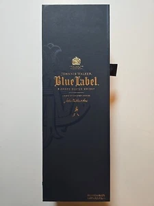 JOHNNIE WALKER BLUE LABEL CASE SCOTCH WHISKEY EMPTY BOX 750ML COLLECTIBLE - Picture 1 of 6