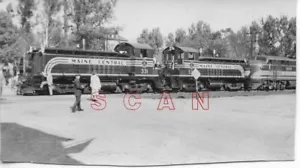 2F668 KLEINE RP 40er/50er Jahre MAINE CENTRAL RAILROAD LOK #331 332 3808 ? - Bild 1 von 1