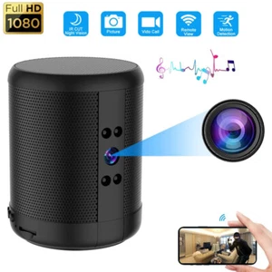 Mini Cámara 1080P HD Altavoz Bluetooth WIFI Cámara de Seguridad DVR Visión Nocturna - Imagen 1 de 24