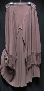 TIENDA HO SHG87 FRINGE SKIRT Coffee - Picture 1 of 1