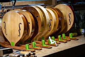 arch top MANDOLIN wood pre-carved CNC plates maple spruce by for luthier 4 - Picture 1 of 12