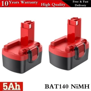 2Pack 14.4V 5.0Ah Battery for Bosch PSR BAT038 BAT040 BAT041 BAT140 BAT159 1440 - Picture 1 of 9