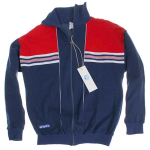 DDR Trainingsjacke SPORETT 1980er (Gr.S-M&M) Original*VINTAGE Sportjacke GDR - Picture 1 of 9
