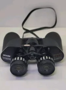 Vintage Sears Discoverer Binoculars 473.2576100 Fully Coated Optics 8x-17x40 - Picture 1 of 9