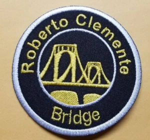 Embroidered Roberto Clemente Bridge Pittsburgh Patch approx 3" - Picture 1 of 2