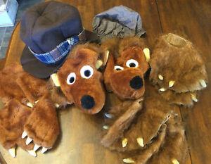 Adult Berenstain Bears Costumes , Hats, Heads, Paws. Rare