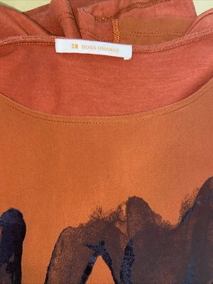 Hugo Boss Orange M Silk   Top Blouse Love - image 1 of 4