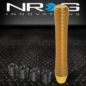 NRG INNOVATIONS SK-710GD 180MM ALUMINUM HEATSINK LONG CURVY STYLE SHIFT KNOB - Picture 1 of 5