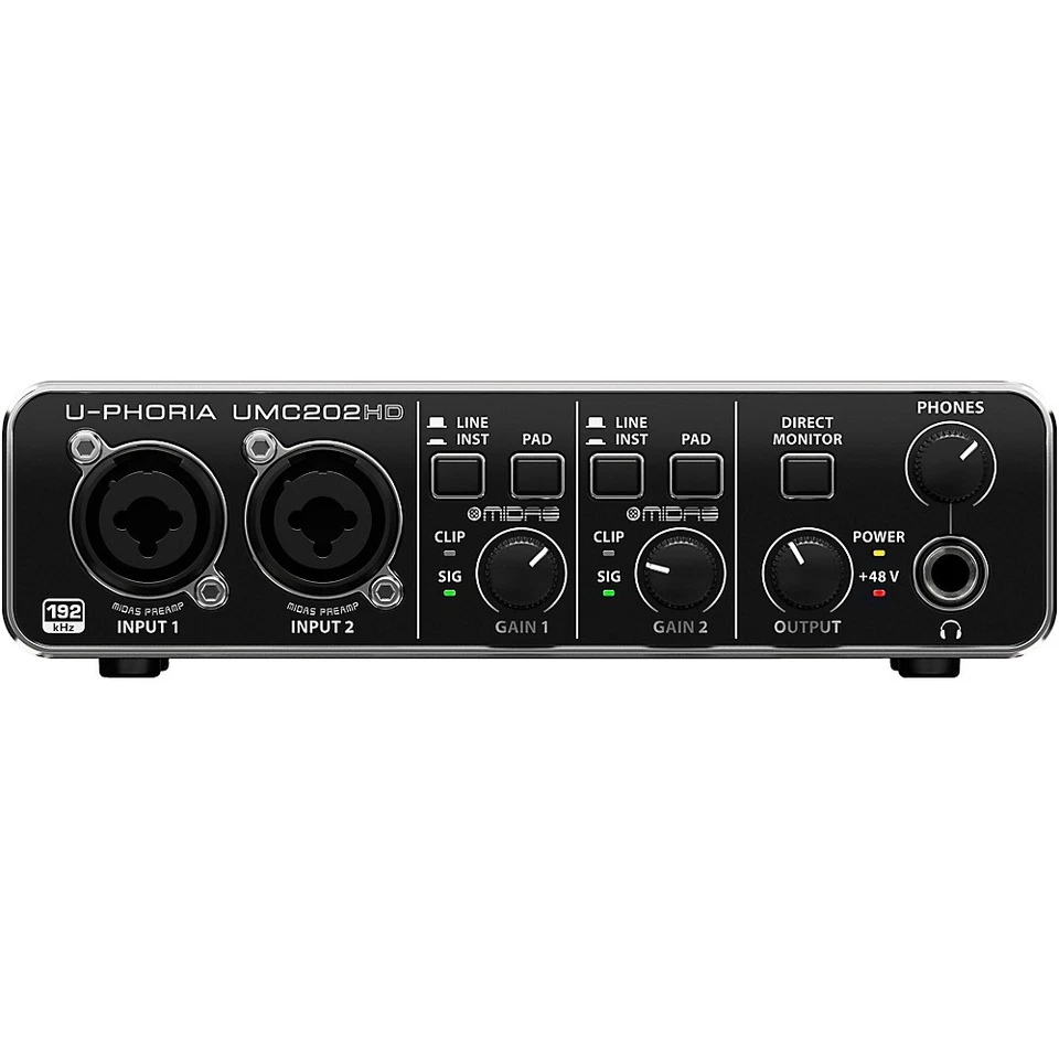 Behringer U-phoria Umc202hd USB Audio Interface (umc202hdd3)