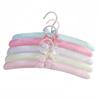 Perchas acolchadas para ropa colgador de satén perchas acolchadas para mujer... Foto 1 de 4
