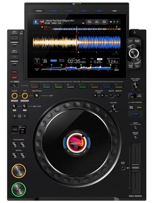 AlphaTheta CDJ-3000X 高分辨率专业 DJ 播放器(黑色) — 第 1/4 张图片