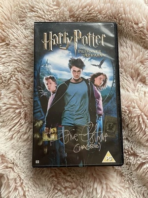 Harry Potter and the Prisoner of Azkaban VHS-Signed by Robbie Coltrane (Hagrid) - Image 1 of 4