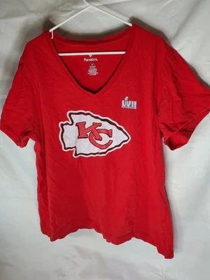 Camisa Kansas City Chiefs Talla 2XL Mujer Patrick Mahomes #15 Super Bowl NFL.CC25 Foto 1 de 4