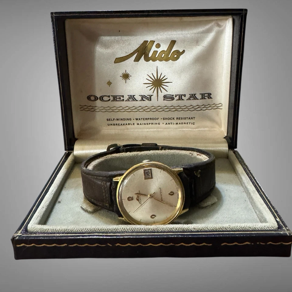 Reloj Mido Ocean Star 1967 vintage con cajas originales funciona Foto 1 de 4