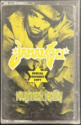 JAMAL SKI - Roughneck Reality Rare ADVANCE PROMO Cassette Album 1993 Columbia - Imagem 1 de 4