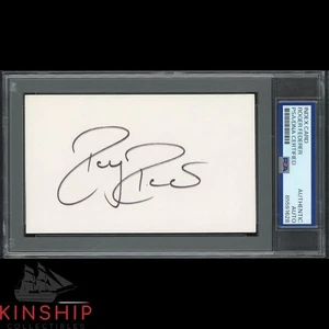 Roger Federer signed 3x5 Index Card PSA DNA Slab Tennis Auto C4943 - Picture 1 of 1