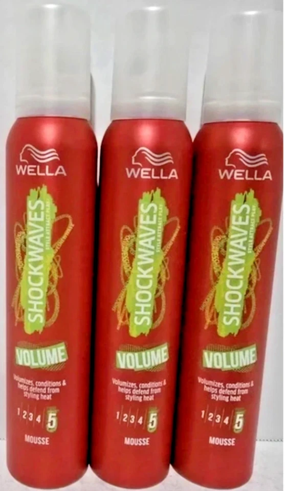 Mousse de peinado Wella Shockwaves volumen #5, volúmenes y condiciones Foto 1 de 1