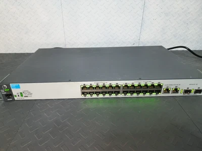 Conmutador HP Aruba J9782A 2530-24 administrado 24x 10/100 2x SFP 2x montaje en rack Gigabit Foto 1 de 4