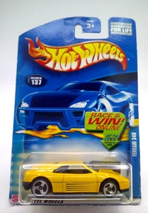Hot Wheels FERRARI 348 - Collectors # 137 - Yellow - Picture 1 of 3