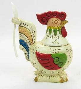 MCM Hand Painted Rooster Sugar Bowl Our Own Brand Japan EUC - Picture 1 of 3